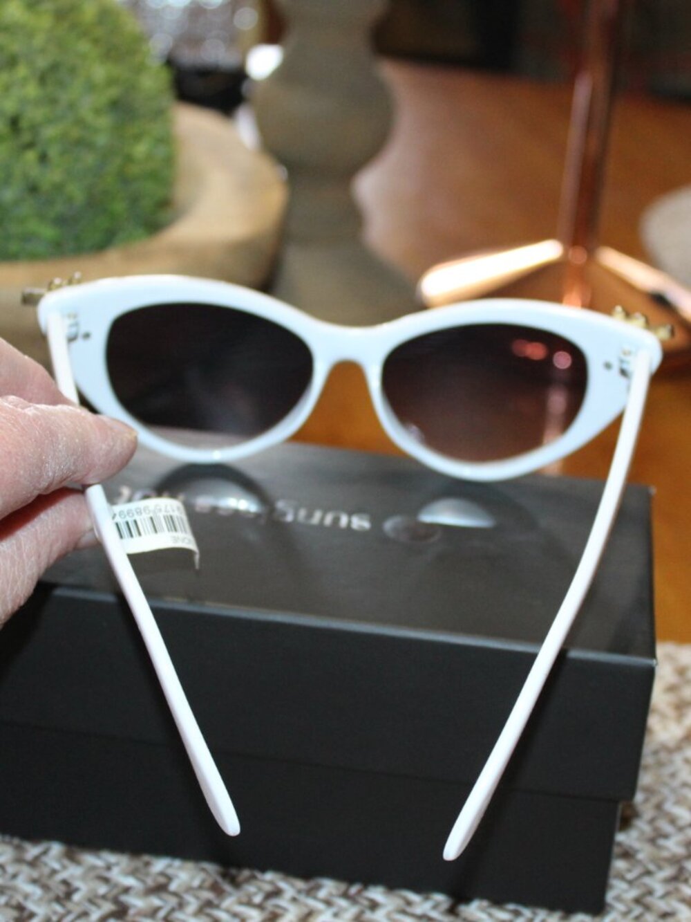 NWT Retro Cat Eye Bling Glasses CUTE/FUN! - Picture 5 of 7